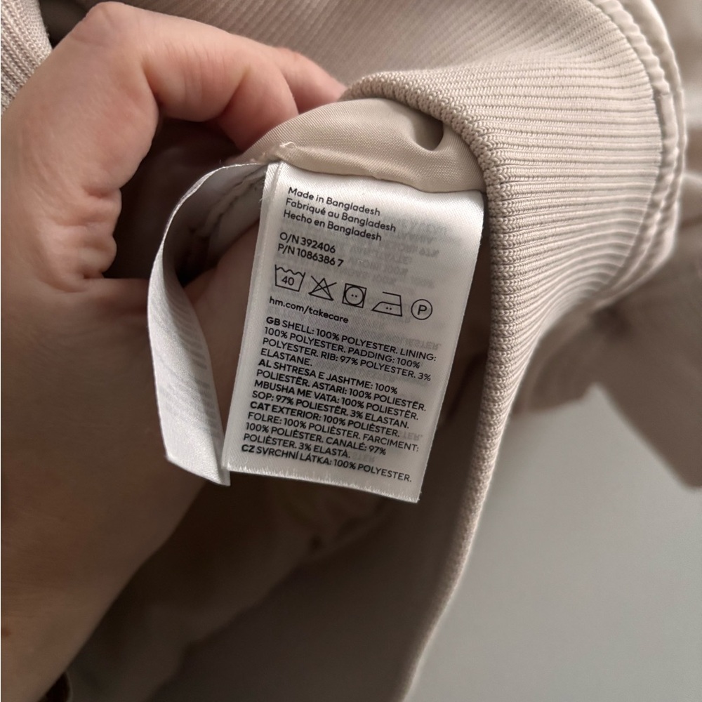 H&M Padded Bomber Jacket - Picture 10 of 10
